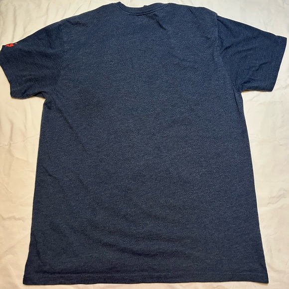 Men's Blue Graphic T-Shirt - Picture 3 of 4